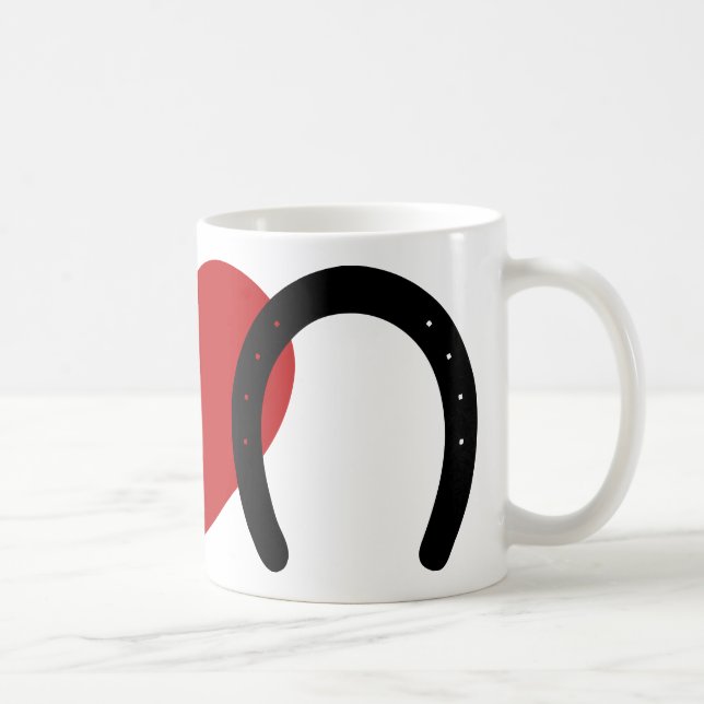 Peace-Love-Hoof Coffee Mug (Right)
