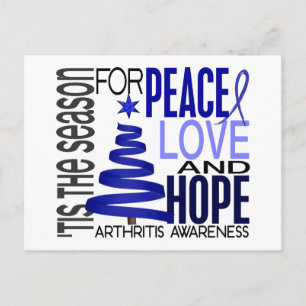 Peace Love Hope Christmas Holiday Arthritis