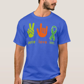 Peace Love Hope Funny Mental Health Awareness5963  T-Shirt