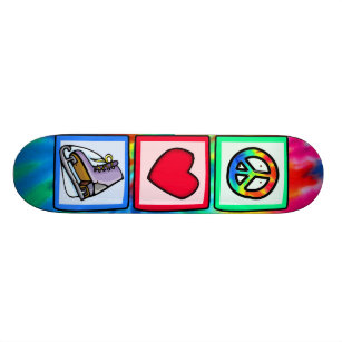 Peace, Love, Ice Skate Skateboard