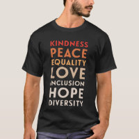 Peace Love Inclusion Equality Diversity