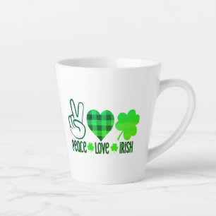 Peace Love Irish-60682 Latte Mug
