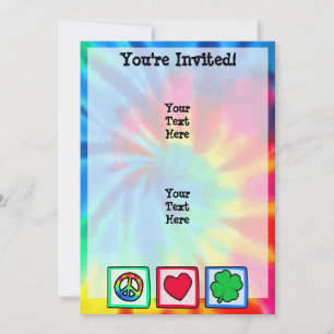 Peace, Love, Irish Invitation