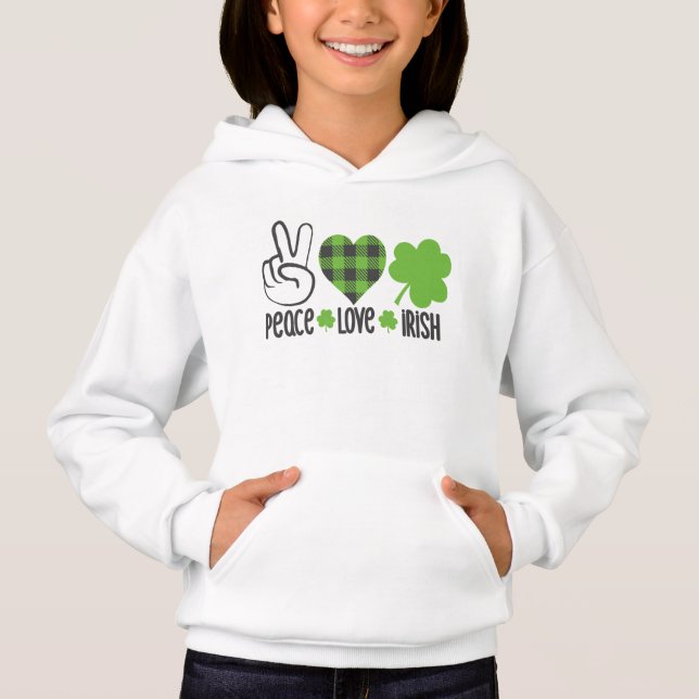 Peace Love Irish St. Patrick's Day Design-66677 (Front)