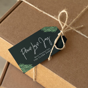 "Peace Love Joy" Christmas Gift Tags