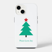 Peace Love Joy Christmas Tree Customizable