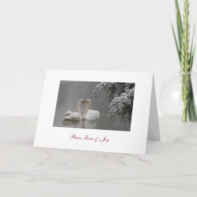 Peace, Love & Joy Holiday Card (Front)