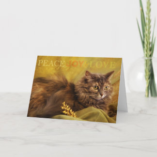 Peace Love Joy Holiday Card