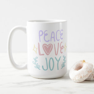 Peace Love Joy 😁 tasse de café 15oz