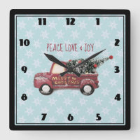 Peace Love & Joy Toy Truck Merry Christmas
