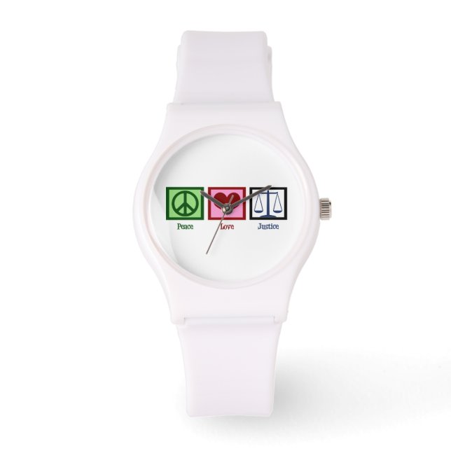 Peace Love Justice Watch (Front)