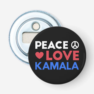 Peace Love Kamala I - Kamala Harris For President Bottle Opener