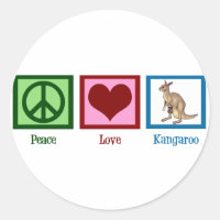 Peace Love Kangaroo