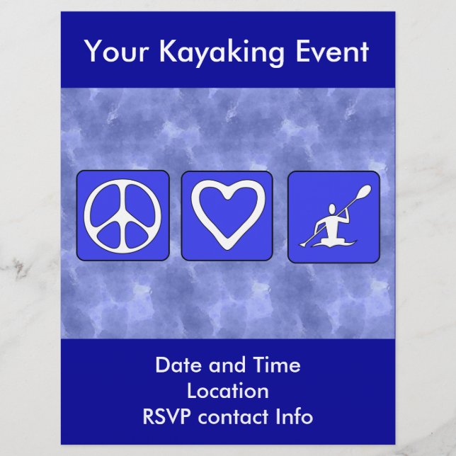 Peace Love Kayaking (Front)