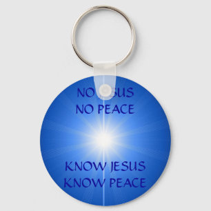 PEACE & LOVE KEYCHAIN