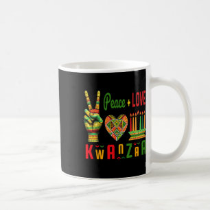 Peace Love Kwanzaa African Heritage Cultural Art 1 Coffee Mug