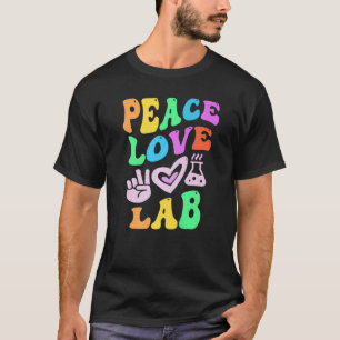 PEACE LOVE LAB Retro Laboratory Groovy Back To Sch T-Shirt