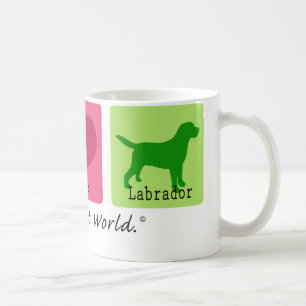 Peace Love Labrador Retriever Coffee Mug