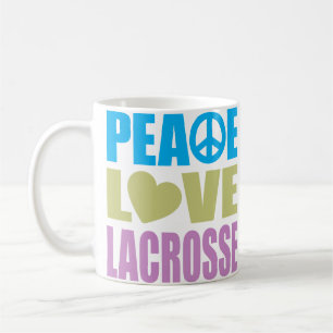 Peace Love Lacrosse Coffee Mug