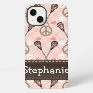 Peace Love Lacrossse iPhone 13 Case