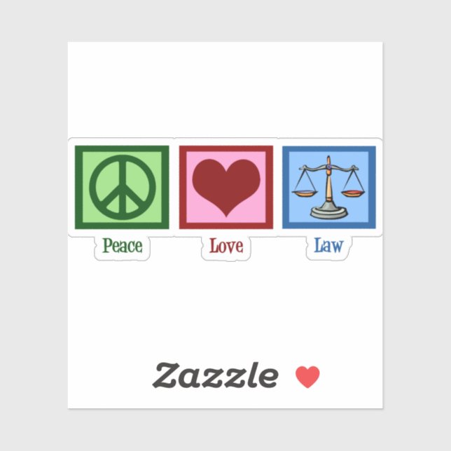 Peace Love Law Cute Lawyer (Sheet)