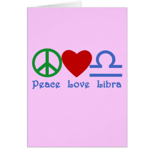 Peace Love Libra Zodiac Products