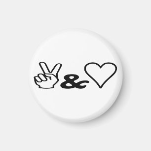 Peace & Love Magnet