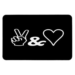 Peace & Love Magnet
