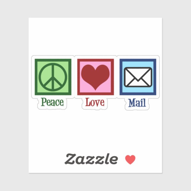Peace Love Mail (Sheet)