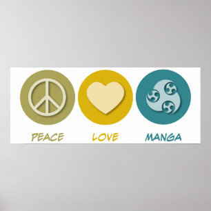 Peace Love Manga Poster
