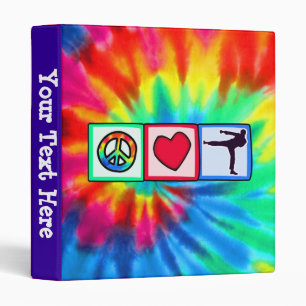 Peace, Love, Martial Arts Binder