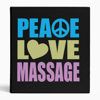 Peace Love Massage Binder