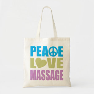 Peace Love Massage Tote Bag