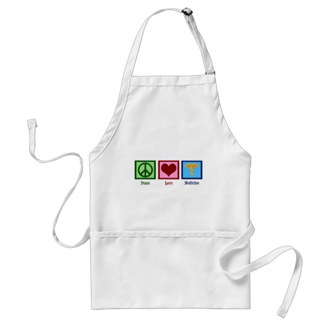 Peace Love Medicine Standard Apron (Front)