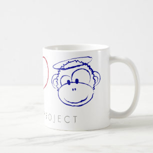 Peace, Love, Monkeys Mugs