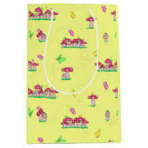Peace Love Mushrooms Gift Bag