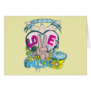 Peace Love Music - 6060 Illustration
