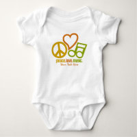 Peace Love Music custom clothing