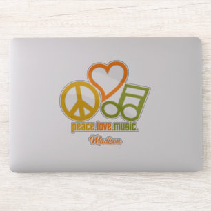 Peace Love Music custom name