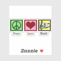 Peace Love Music Laptop