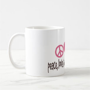 peace, love & nam myoho renge Coffee Mug