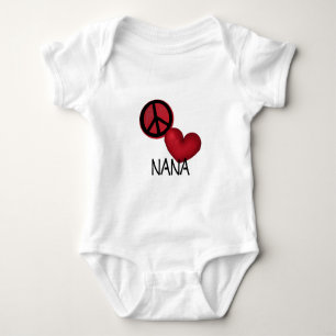 Peace Love Nana Baby Bodysuit