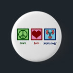 Peace Love Nephrology Cute Nephrologist 2 Inch Round Button<br><div class="desc">A beautiful nephrologist gift for a kidney specialist. Peace Love Nephrology design for your favourite doctor or nurse featuring a peace sign,  heart,  and kidneys.</div>