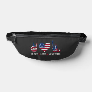 Peace Love New York Fanny Pack