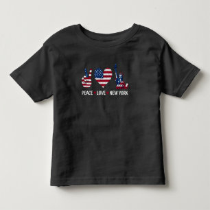 Peace Love New York Toddler T-shirt