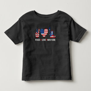Peace Love New York Toddler T-shirt