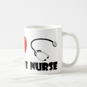 Peace Love Nurse Coffee Mug