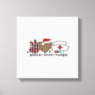 Peace Love Nurse, Halloween Classic T-Shirt Canvas Print