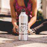 Peace Love Nursing Appreciation 710 Ml Water Bottle<br><div class="desc">Such a simple design,  Peace Love Nursing with the symbols for peace sign,  a heart and a stethoscope. Show your favourite nurse or caretaker how much you appreciate their tireless services with this personalized water bottle.</div>