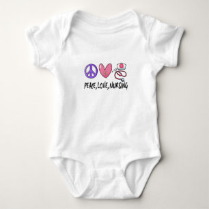 Peace Love Nursing Baby Bodysuit